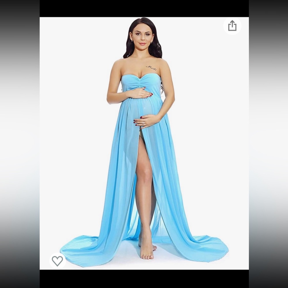 Maternity Dress Light Blue Size Small Very Beautiful